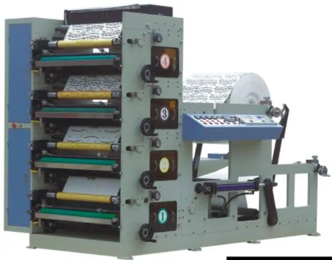 machine d'impression à grande vitesse automatique de flexo 1