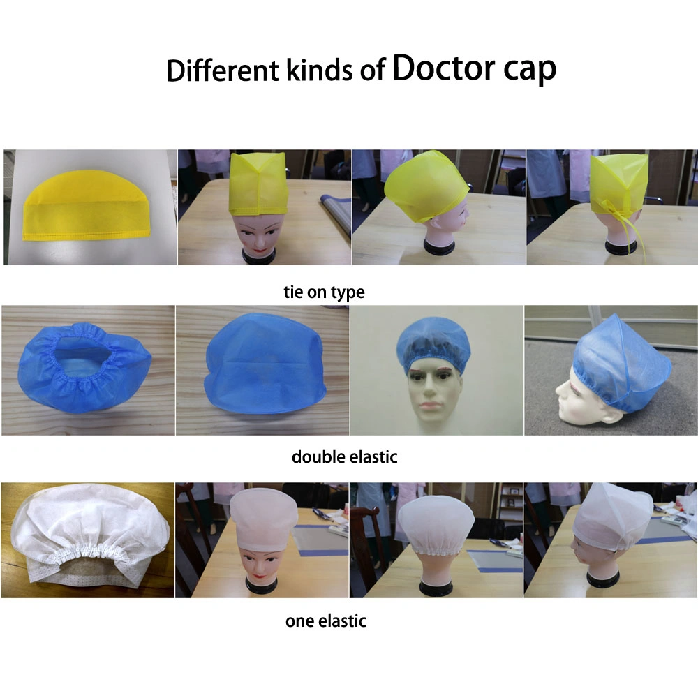 Le type automatique chapeaux d'alliage d'aluminium de docteur Cap Machine Meidcal couvrent la machine non tissée