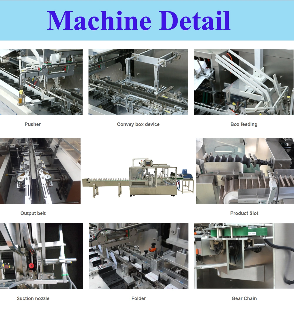 Machine à emballer complètement automatique de boîte de carton 2