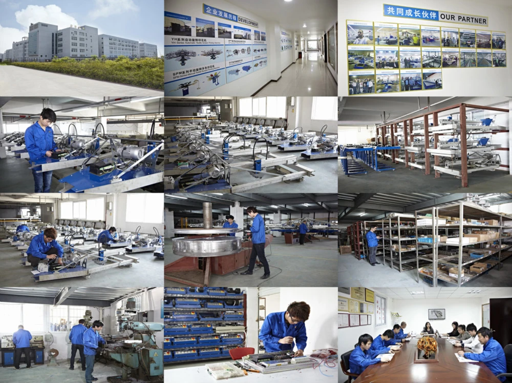 Machine d'impression automatique d'écran de couche horizontale pour le T-shirt/vêtement/habillement/tissu/feuille non-tissée/de plastique/vamp en cuir/chaussures/pantoufle/habillement d'Oxford