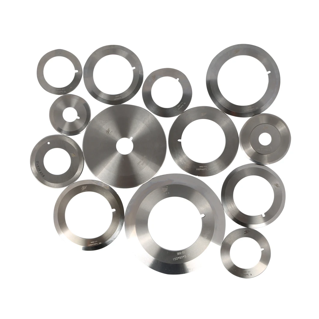 Lames rondes industrielles pour couper le papier d'aluminium de cuivre
