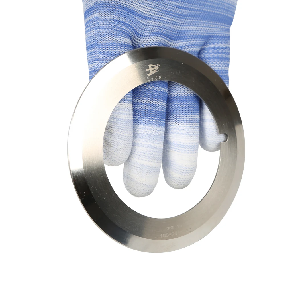 Lames rondes industrielles pour couper le papier d'aluminium de cuivre