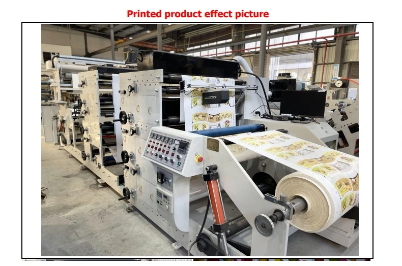 Nice -5colors Roll Paper Sticker Label Flexo Printing Machine