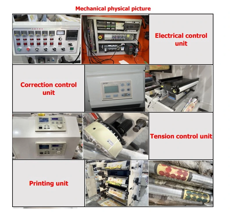 Nice -5colors Roll Paper Sticker Label Flexo Printing Machine