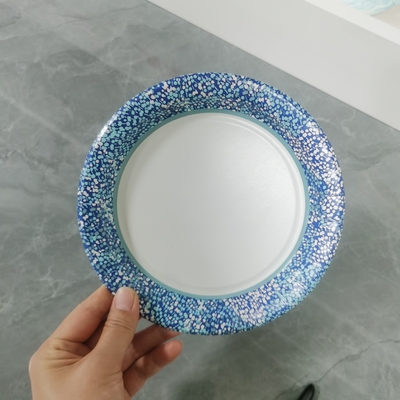 Matériel différent d'assiette creuse de papier colorée différente de forme de machine de plaque à papier avec le film en enduisant le pe de pla