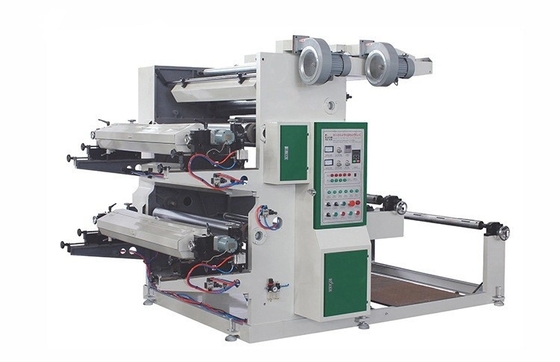 Machine d'impression flexographique 2 couleurs pour presse typographique flexible, machine d'impression flexographique non tissée 2 couleurs 90 m/min