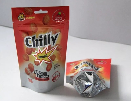 Sac de papier de scellage en plastique de 4 côtés faisant à poche de tirette de machine Doypack zip-lock