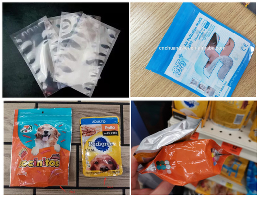 Sac à provisions de papier à grande vitesse faisant la machine avec du PE plat de poignée, sac de papier de nourriture de HDPE faisant la machine