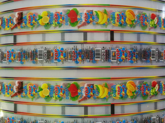 La mini machine d'impression de label de ci Flexo 15kw 6 colore le tambour central