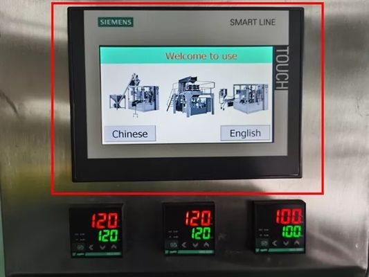 Remplissage rotatoire de papier d'azote de micro-onde de la machine 2000kg de garniture du joint de sac de poche de maïs éclaté