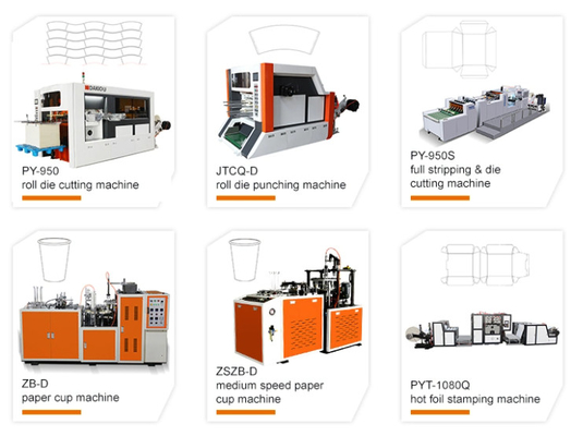 70-100PCS/Min Speed Paper Cup Machine avec le certificat de la CE
