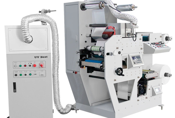 Haijing Sticker Label Flexo Printing Machine 1color Roll Paper 50HZ