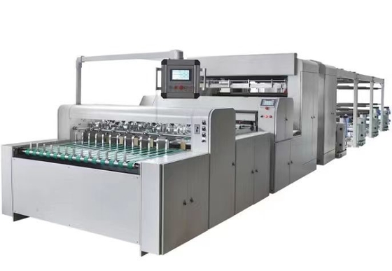Trois machine de fente complètement automatique servo pour la grande vitesse du papier 45-450g