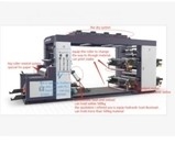 Machine d'impression ultra-rapide de 4-Color Flexo pour le #Roll de sacs en papier aux couleurs de papier de la machine d'impression de Flexo de petit pain 60m/Min 4