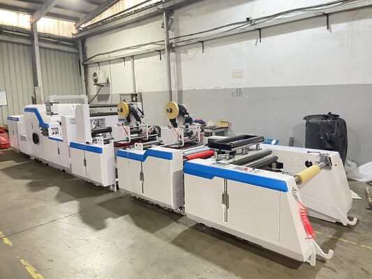 Machine automatique de fabrication de sacs à papier Taille de sac personnalisée Eau en encre K Idéal pour l'emballage de détail et les sacs en papier