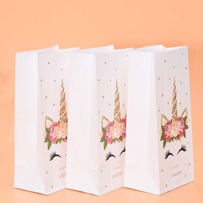 Machine automatique de fabrication de sacs en papier pour le shopping avec unité d'impression flexographique en option compatible avec les matériaux en film PE HDPE LDPE