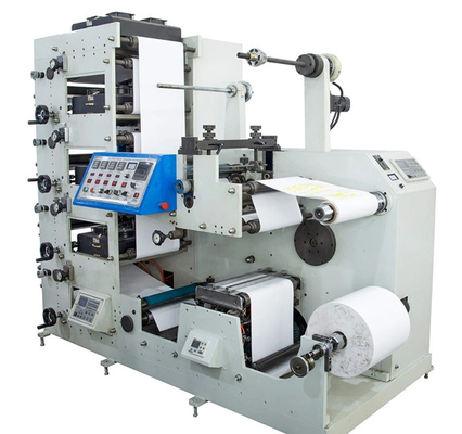 Impression flexo laize étroite | 50m/mn | Largeur 320 mm, dimensions 4,8 m * 3,2 m * 2,8 m (l * l * h), poids 5000 kg