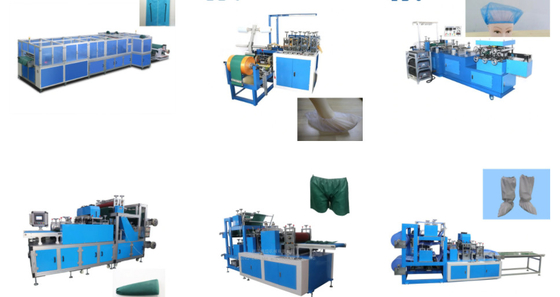 Chirurgical drapez le chapeau non tissé faisant des sous-vêtements de drap de machine