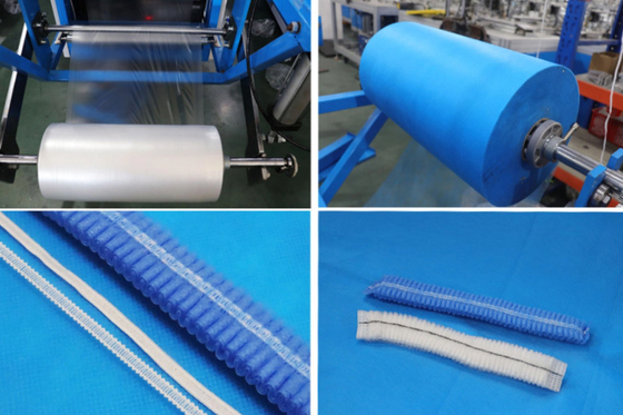 180-210 machine 380V 220V de Min Bouffant Disposable Cap Making de PCs