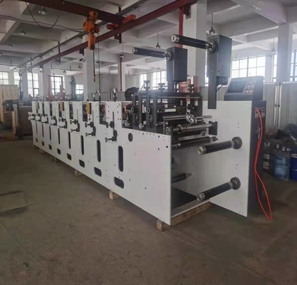 HJ 6-600 Flexo Paper Shopping Bag Making Machine # 380V 50HZ Machine d'impression Flexo à quatre couleurs 220V