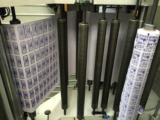 8 tambour central de Flexo de couleur d'impression de couleur en plastique de la machine 6