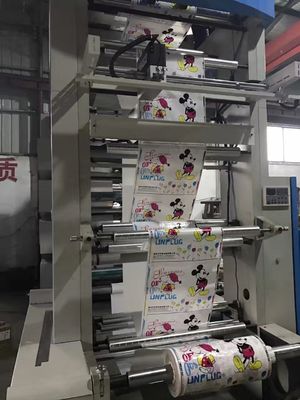 Ci à grande vitesse de Flexo d'impression de couleur de la machine 4000kg 6 pour le film