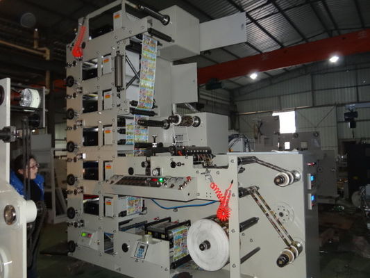 Machine à grande vitesse impression de label de Flexo pour l'impression de précision, vitesse d'impression 80m/min, 30 puissance brute, impression de kwflexo