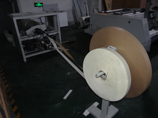 Machine de fabrication de corde de sac en papier Kraft pour papier 25-60 g/m² # 220V poignée de corde de sac en papier faisant la Machine 20-80 pièces/Min