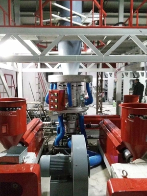 Machine d'extrudeuse de film de LDPE trois extrudeuse en plastique d'ABA Film Co de HDPE de couche