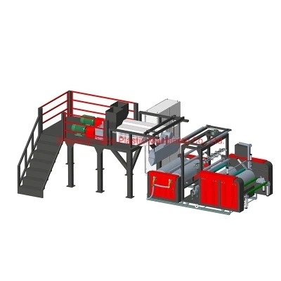 PE de colle de la couche LLDPE MLDPE d'ABA Blown Film Extruder Machine 2 ou 3