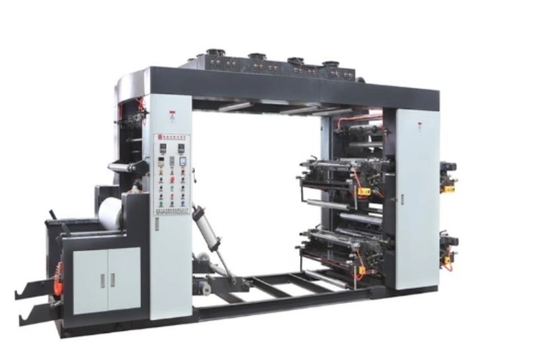 Machine d'impression ultra-rapide de 4-Color Flexo pour le #Roll de sacs en papier aux couleurs de papier de la machine d'impression de Flexo de petit pain 60m/Min 4