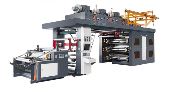 Six machines d'impression à grande vitesse de Flexo de couleurs