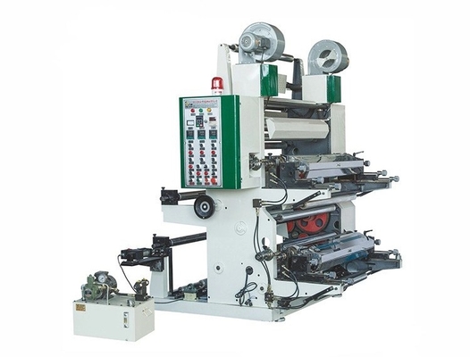 Machine d'impression flexographique 2 couleurs pour presse typographique flexible, machine d'impression flexographique non tissée 2 couleurs 90 m/min