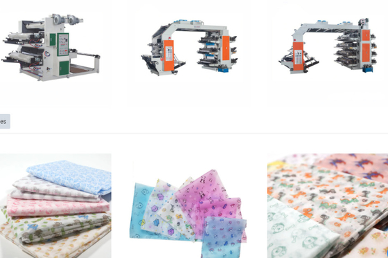 Machine d'impression complètement automatique de Flexo de deux couleurs