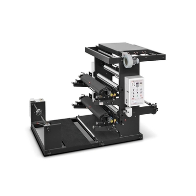 Machine d'impression flexographique 2 couleurs pour presse typographique flexible, machine d'impression flexographique non tissée 2 couleurs 90 m/min