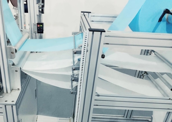 textile tissé automatique de la machine KN95 380V du masque 20KHz non