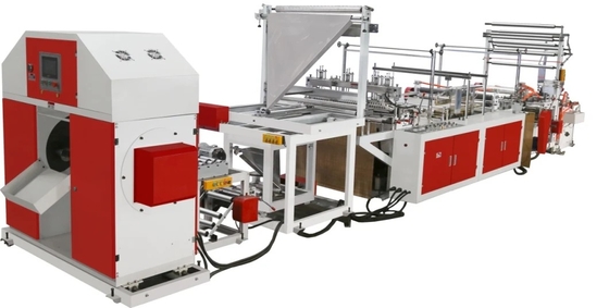 Sac ultra-rapide de HDPE de LDPE faisant la machine avec le sac de déchets en plastique de Motor#Biodegradable d'inverseur faisant la machine 380V 220V