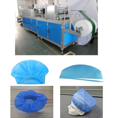 Chapeau principal jetable médical faisant la machine
