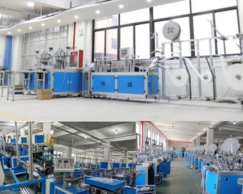 180-210 machine de Min Disposable Surgical Gown Making de PCs, chapeau gonflant jetable faisant la machine