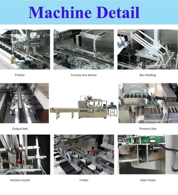Machine à emballer complètement automatique de boîte de carton