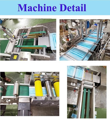 Robe chirurgicale jetable d'hôpital faisant la machine, masque complètement automatique faisant la machine