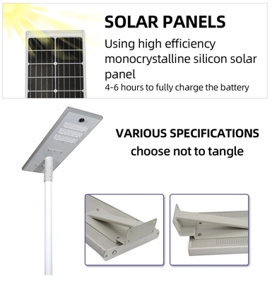 Lumières solaires extérieures 6V, réverbère de 400 watts LED solaire de la CE LED