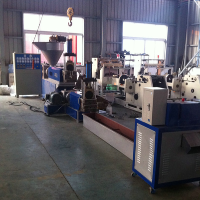 Chaîne de production en plastique de coupure chaude d'extrudeuse de granulatoire plastique de déchets