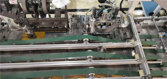 Sac tissé intégré par couture automatique de coupe froide de poche de valve de machine
