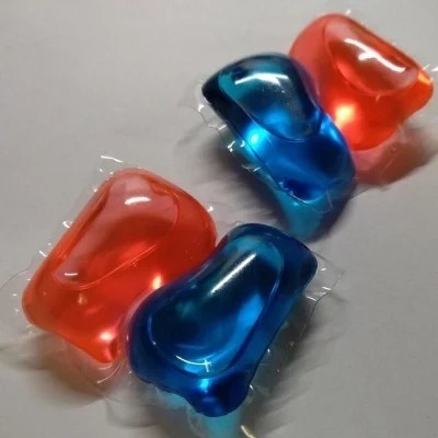 Poudre détersive de cosse faisant à film de la machine PVA la capsule liquide de lavage