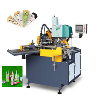 Douille de papier de cône de tasse de crème glacée faisant la machine 80pcs/Min Fully Automatic