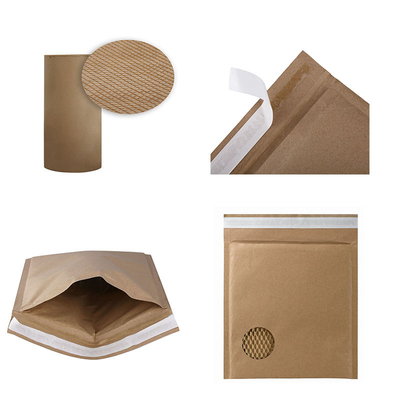 Sac écologique de papier d'emballage faisant le messager capitonné par machine Delivery Envelope Honeycomb