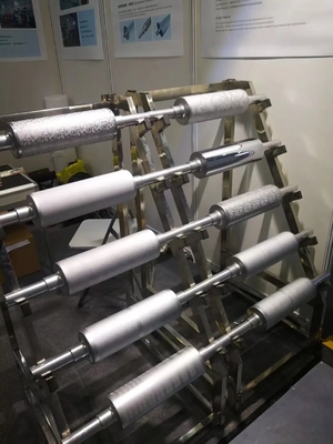 Compensez l'imprimante Ceramic Anilox Roller flexographique en gravant 3 acheteurs