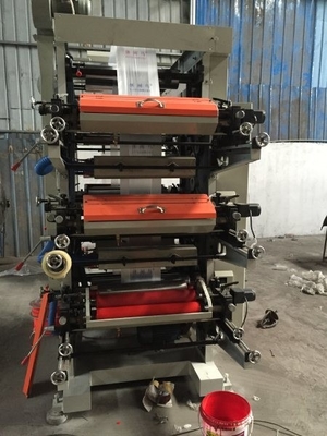 Presse à grande vitesse d'impression de film de PVC 600mm de machine d'impression de sac de plastique polyéthylène petite
