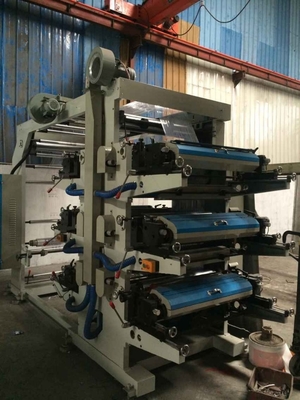 Presse à grande vitesse d'impression de film de PVC 600mm de machine d'impression de sac de plastique polyéthylène petite